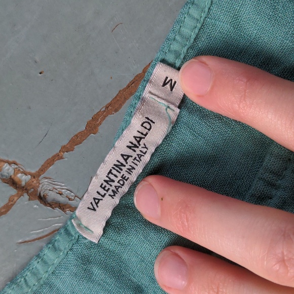 Italian linen shift dress - Picture 3 of 6